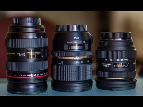 Canon vs Tamron VC vs Sigma 24-70mm 2.8 Comparison Review