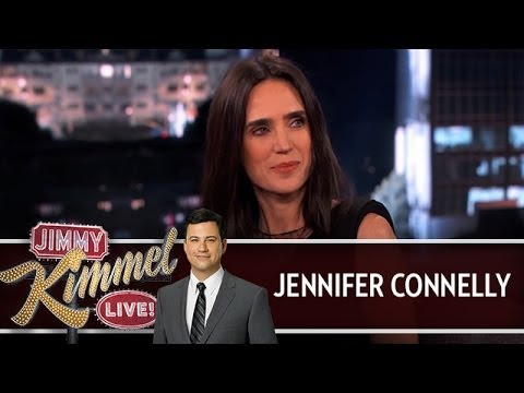 Jennifer Connelly on Jimmy Kimmel Live PART 1