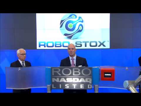 Universal Robots' UR5 rings the closing bell at NASDAQ for ROBO-STOX