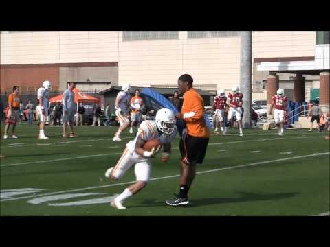 Tennessee spring football practice on March 27, 2014