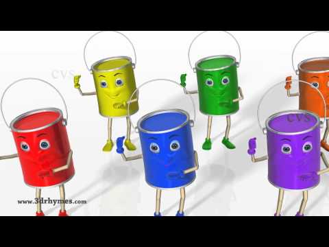 Color Songs - 3D Animation Learning Colors Nursery Rhymes for children