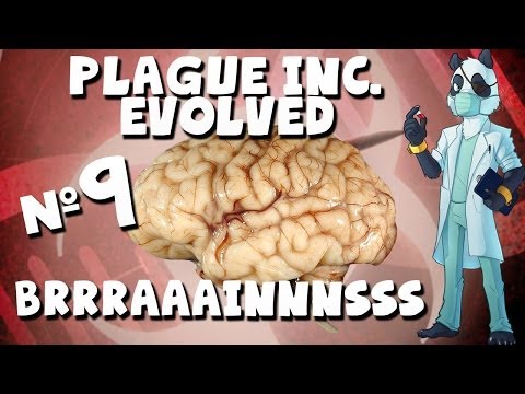 BRRRAAAIINNSSSS - Necroa Virus P.I.E. #9 with YOGSCAST Panda (Zombies in Plagues Inc Evolved)