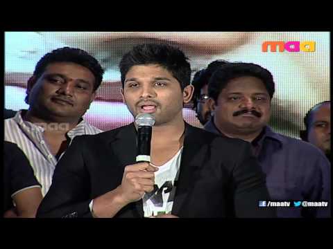 Race Gurram Audio Release Part 10 ( Allu Arjun Speech )