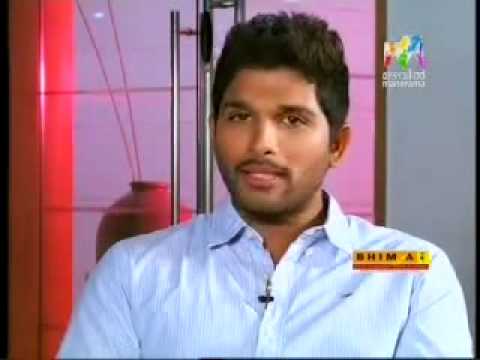 Allu Arjun Onam  Interview Mazhavil Manorama - Part 1