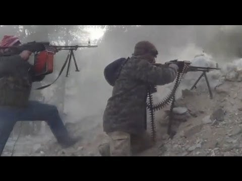 Syria War - Clashes And Heavy Intense Fighting For The Courthouse In Aleppo | Syrian Civil War 2014