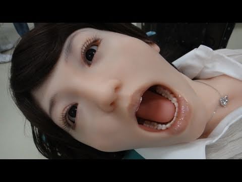 Ultra-realistic Dental Training Android Robot - Showa Hanako 2 #DigInfo