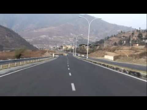 Thimphu Expressway (Only highway in Bhutan)