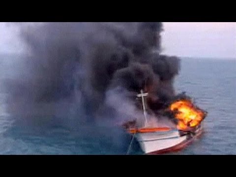 Deadly boat fire in the East China Sea - no comment