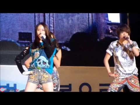 [FANCAM] 121020 f(x) - NU ABO at Gyeongbok High School Festival