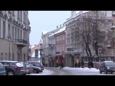 The City of Vilnius, Lithuania - 20th January, 2013