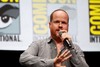 Joss Whedon speaking at the 2013 San Diego Comic Con International, for "The Avengers: Age of Ultron", at the San Diego Convention Center in San Diego, California.