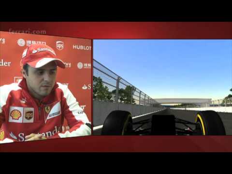 F1 2013 - Ferrari - A virtual lap of Yeongam (Korea) with Felipe Massa