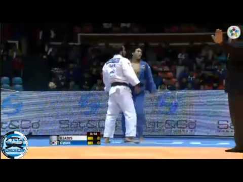 Judo Grand Prix Jeju 2013 Final -90kg ILIADIS Ilias (GRE) - GWAK Dong Han (KOR)