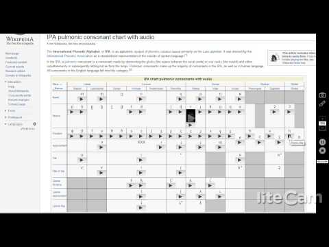 International Phonetic Alphabet Consonant sounds (Pulmonic)- From Wikipedia.org