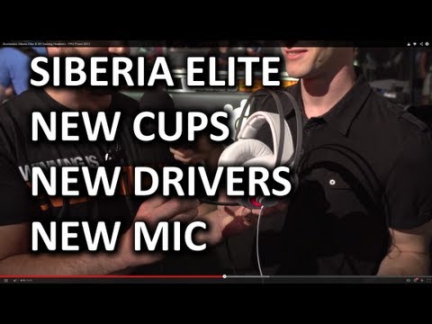 Steelseries Siberia Elite & 9H Gaming Headsets - PAX Prime 2013