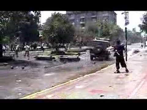 anti apec riot chile 2004