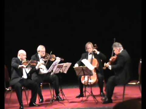 Charles Ives String Quartet no. 1 IV:Allegro marziale. Stamic Quartet live at Levoca