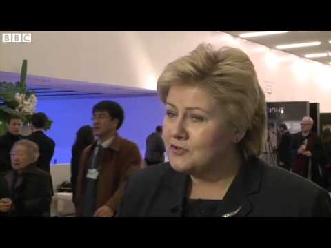 Norway PM  Balance between environment and economy