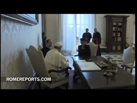 Pope discusses economy and education with Slovenian prime minister