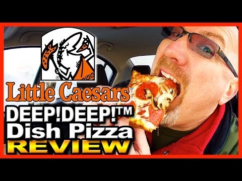 Little Caesars ★ DEEP! DEEP!™ Dish Pizza + Crazy Bread® Review