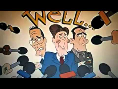 American Dad Short on Reagan's Iran Contra scandal