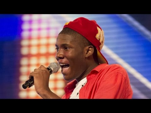 Sheyi Omatayo's audition - Louis Armstrong's Wonderful World - The X Factor UK 2012