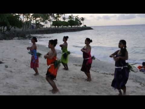 Dance practice, Marshall Island style, Majuro, Jewels of the Pacific dancers