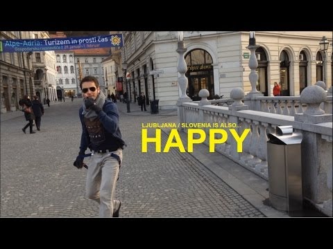 Pharrell Williams - Happy (LJUBLJANA / SLOVENIA IS ALSO HAPPY)