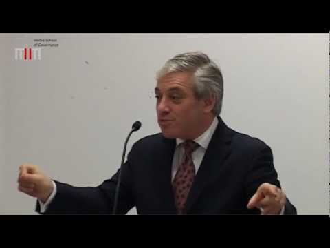 Lecture by Rt. Hon John Bercow MP, Speaker of the House of Commons