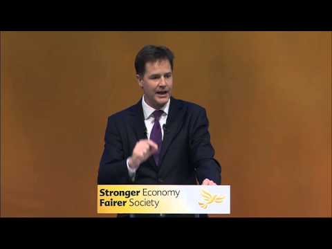 Nick Clegg: 'we will bring down two-party system'