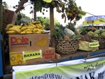 A local agricultural distributor company based in Davao City, Philippines showcased some of the city's finest farm produce such as bananas, pineapples, pomelo (grapefruit), and coconut during the celebration of the 72nd Araw ng Dabaw as seen on this March 16, 2009 file photo.