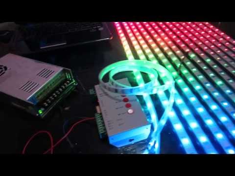 How to build an LED Display, #1 Basic Wiring and Setup of WS2801 LEDs