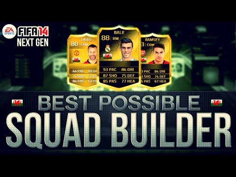 BEST POSSIBLE WALES TEAM! w/ IF BALE | FIFA 14 Ultimate Team Squad Builder