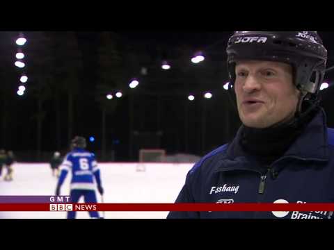 BBC News OW - SOMALI TEAM MASTERING ICE SPORT OF BANDY - BBC NEWS