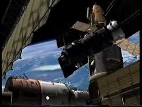 MIR Space Station collision