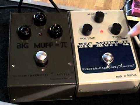 Big Muff Shootout Sovtek Green Russian vs Civil War Big Muff Pi comparison