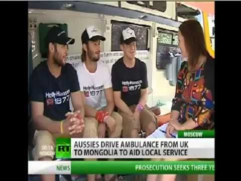 Mongolian Rally 2012 - RUSSIA TODAY interview 2mins