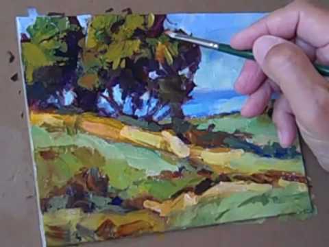 Tom Brown Paints A Landscape