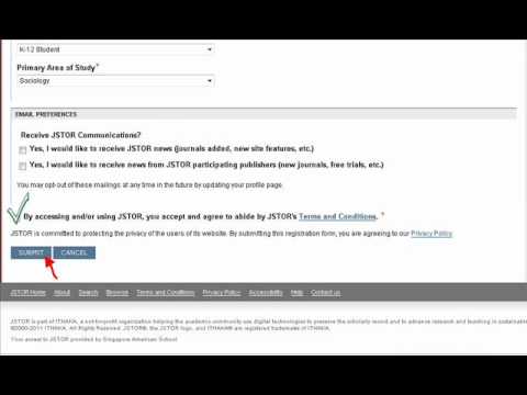 JSTOR - Register and Access
