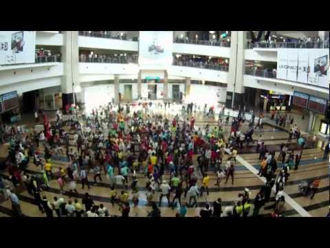 Flash Mob O.R Tambo International Airport, Jhb, South Africa, Mnet 25th Birthday