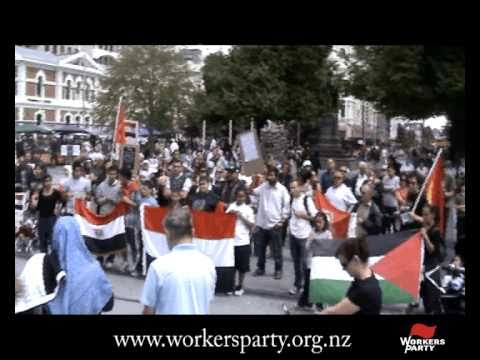 Solidarity with the Egyptian Intifada March - Otautahi NZ