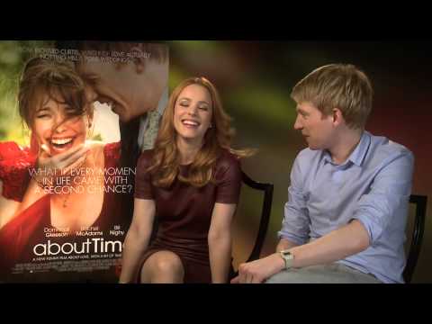 Rachel McAdams And Domhnall Gleeson Interview -- About Time