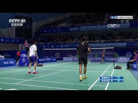 [HD] Exhibition Game - MD - Lin D. / Lee C.W. / Cai Y. / Fu H.F.- 2014 China International Challenge