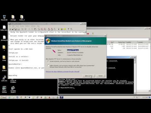 Installing Apache 2.4 VC11 (Windows 7)