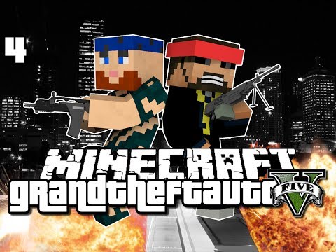 Minecraft Grand Theft Auto Mod 4 - THE START OF GREATNESS (GTA 5)