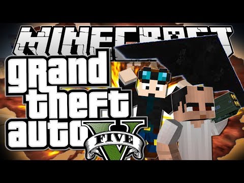 Minecraft | Grand Theft Auto (GTA) | STEALING A STEALTH BOMBER | Mods Showcase [Funny Moments]