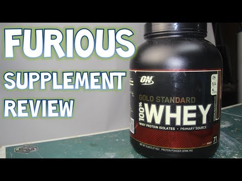 Optimum Gold Standard 100% Whey Protein Supplement Review | Furious Pete Supplement Review