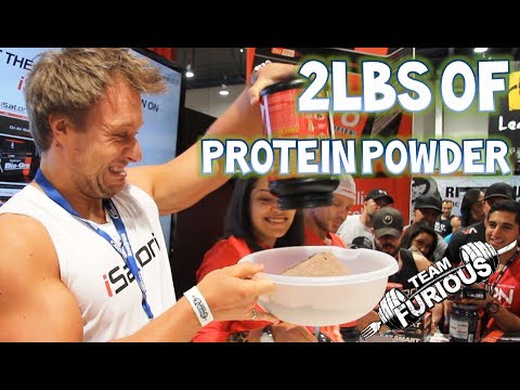 2lb Protein Tub Eat Off w/ Marc Lobliner! (3,000+ Grams of Biological Protein) | Furious Pete