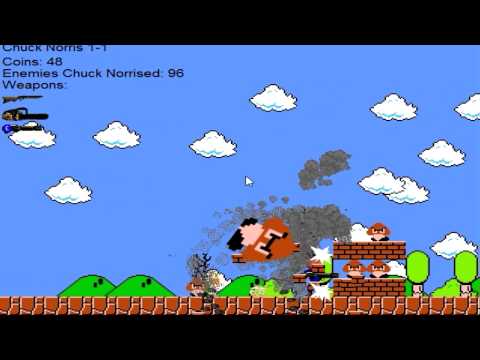 RANDOM GAME: Super Chuck Norris Bros. - Chuck en el mundo de Mario