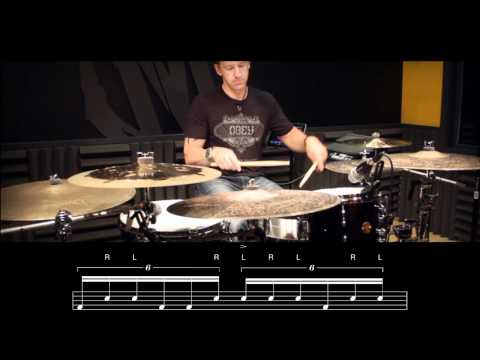 DRUM LESSON: Linear Triplet Fill by Mike Johnston